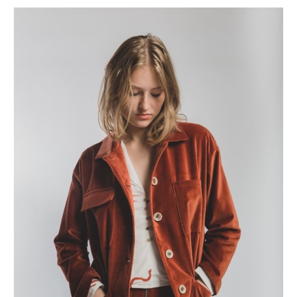 Paloma wool velvet Malina jacket NWT